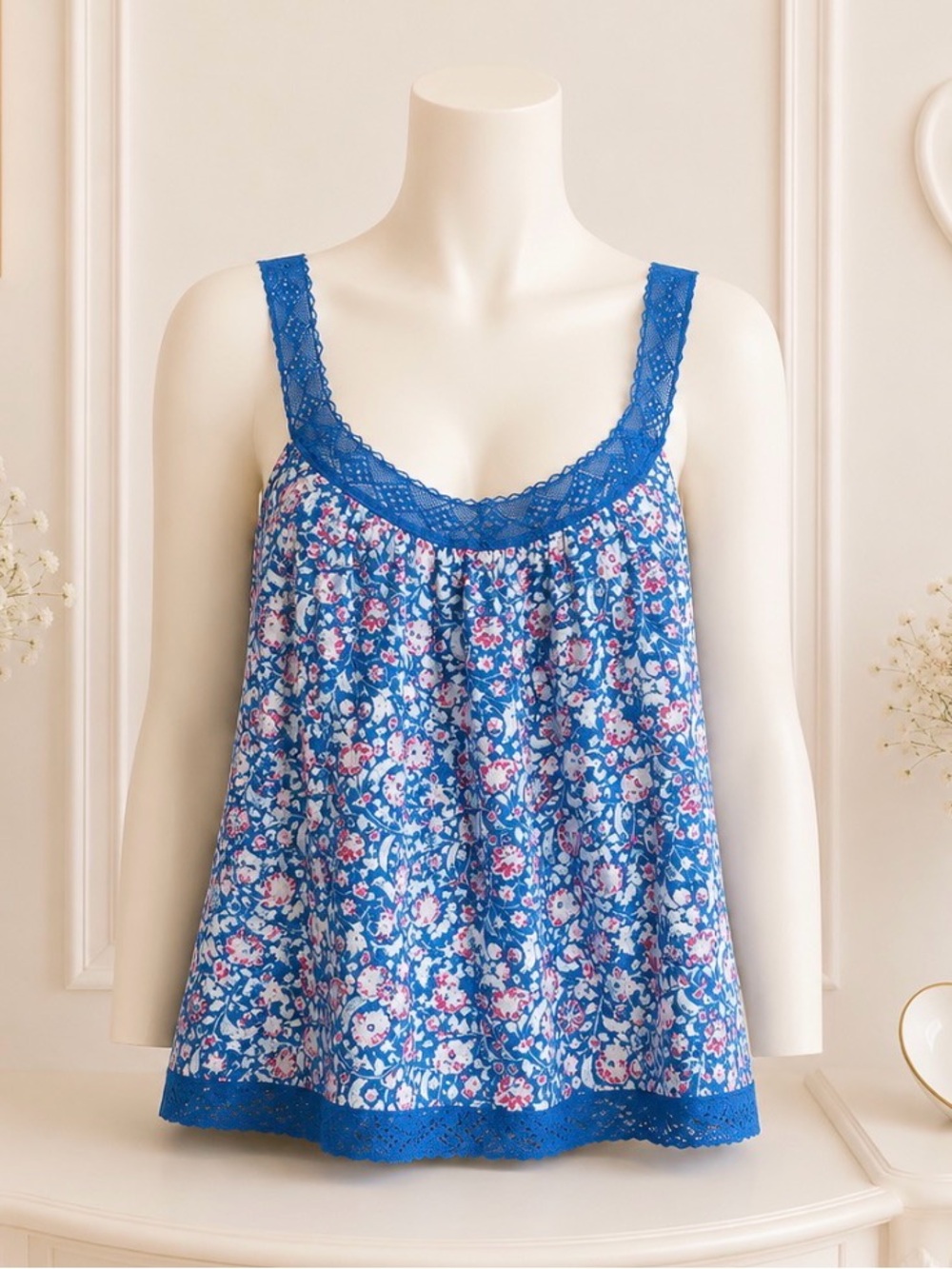 NWT Lucky Brand Floral Cami Tank Size Med